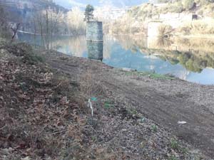 Detall d'un dels trams on s'ha actuat per reduir el risc d'inundacions.