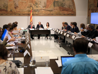 This morning, the president of the Government of Catalonia, Quim Torra, underscored the important role that the Public Diplomacy Council of Catalonia (Diplocat) plays in raising Catalonia's profile abroad: 