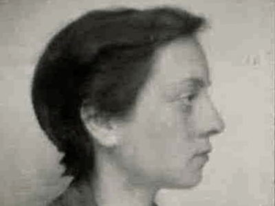 Conxita Grangé, poc després de sortir del camp de concentració de Ravensbrück