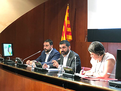 Presentació del document al Palau de la Generalitat.