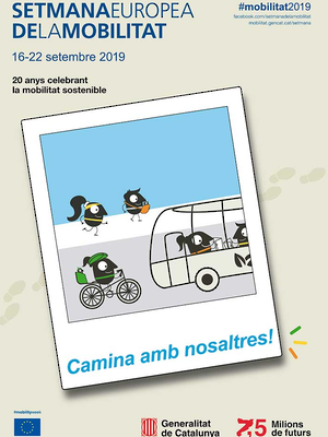 Cartell Setmana Europea de la Mobilitat 2019