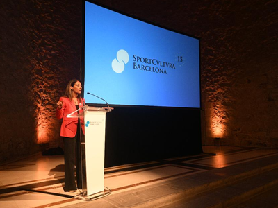 La consellera Budó al 15è aniversari Sport Cultura Barcelona
