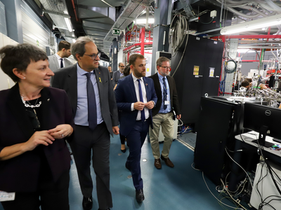 This morning, the president of the Government of Catalonia, Quim Torra, reaffirmed the Catalan government's commitment to the ALBA Synchrotron and announced that the executive will invest €20 million in the project in 2020.
