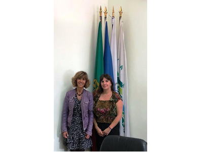 La dir de l'ACC, Beth Abad, amb la dir gral de Consum de Portugal, Ana Catarina Fonseca La dir de l'ACC, Beth Abad, amb la dir gral de Consum de Portugal, Ana Catarina Fonseca