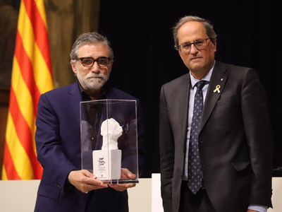 El president de la Generalitat ha lliurat el Guardó Pau Casals a Jaume Plensa