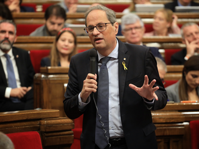 President Torra called on the Parliament of Catalonia to 