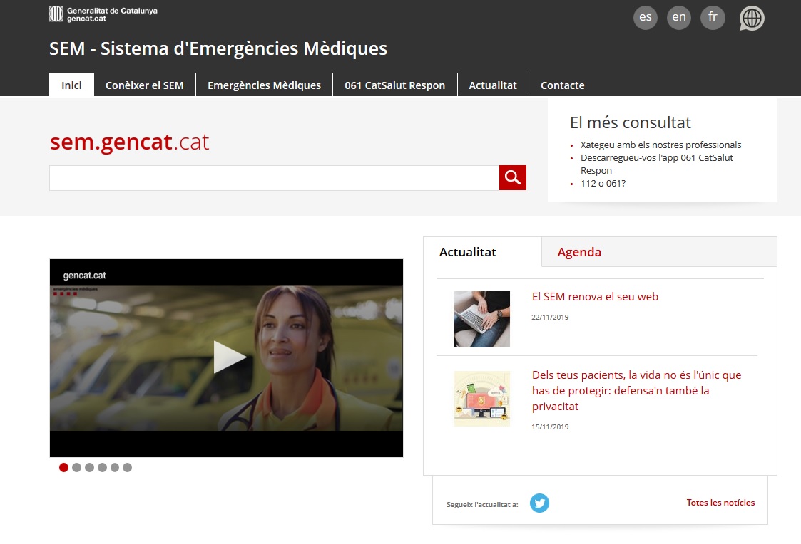 La nova web del SEM La nova web del SEM