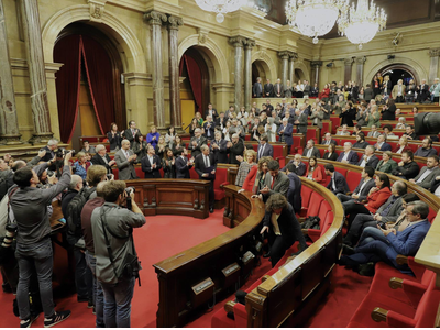 The president of the Government of Catalonia, Quim Torra, has called on the deputies of the Catalan chamber to defend the democratic will and sovereignty of Parliament in response to a ruling issued by the Central Electoral Board.