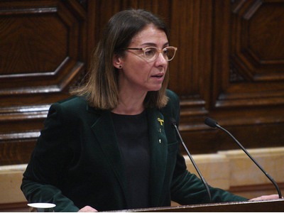 Minister of the Presidency and government spokesperson Meritxell Budó defended the Catalan executive's firm commitment to the fight against corruption in Parliament today. 