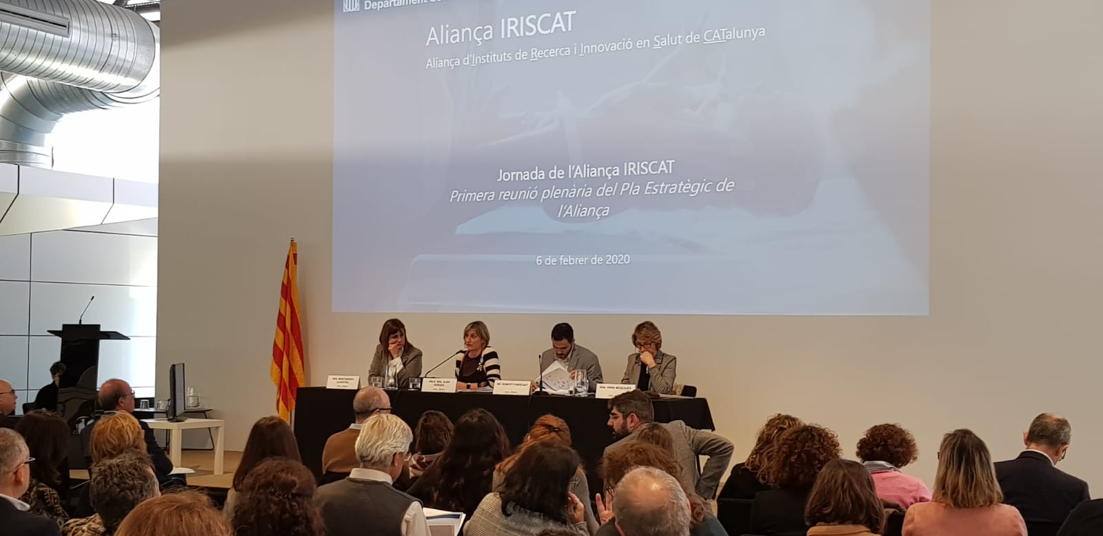 La recerca i la innovació en salut de Catalunya comencen treballar per l'aliança estratègica Iriscat