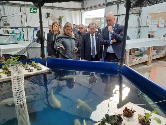 Visita a les instal·lacions de l'Escola d'Aqüicultura de l'Institut Els Alfacs de la Ràpita Visita a les instal·lacions de l'Escola d'Aqüicultura de l'Institut Els Alfacs de la Ràpita