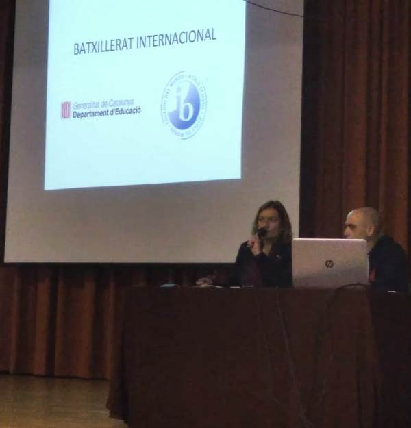 Presentació de l'oferta de Batxillerat Internacional a l'Institut Dertosa de Tortosa