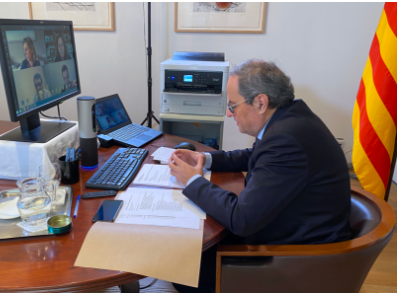 The president and Minister Chacón held a videoconference with representatives of the trade sector today to discuss the effects of the coronavirus outbreak and measures to tackle the crisis.