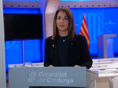 Ministers report on the latest developments in the coronavirus outbreak and measures being taken by the Catalan government