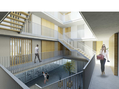 Imatge virtual de la nova promoció del carrer de Joan Serra i Constansó.