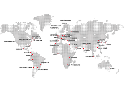mapa d'oficines