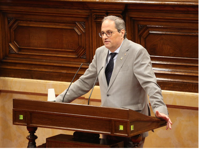 In a plenary session of Parliament yesterday, Catalan president Quim Torra said the government had worked to ensure that citizens get the best healthcare possible.