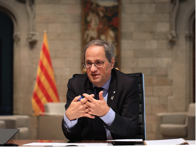 In an interview on CNBC this morning, Catalan president Quim Torra said measures adopted in recent weeks have reduced the reproduction number of Covid-19 in the Lleida area to 1, which shows that the outbreak is being brought under control.