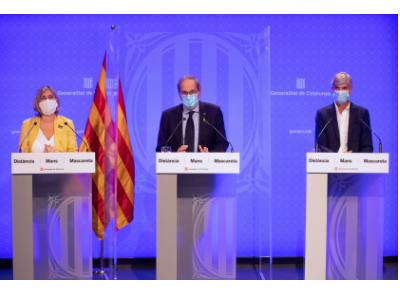 In a press briefing today, Catalan president Quim Torra said that the next three weeks will play a crucial role in determining what happens in the autumn and winter. 
