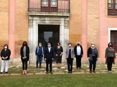 El conseller amb el Consell d'alcaldies del Garraf