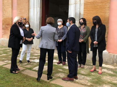El conseller conversa amb les alcaldesses del territori