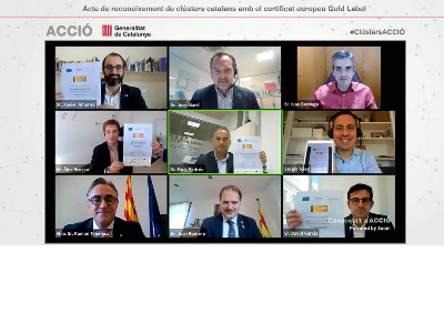 10% of the European Clusters with the Highest Certificate of Excellence are Catalan