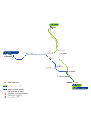 Plànol línies C3, C4 i C5 Plànol línies C3, C4 i C5