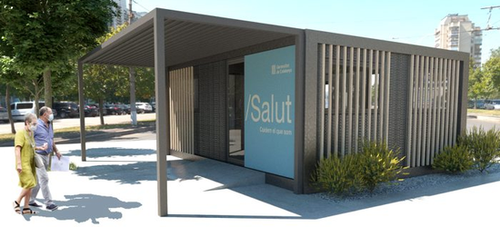 Salut reforça l'atenció de la COVID als CAP de la Regió Sanitària Girona amb més mòduls prefabricats