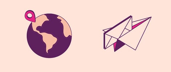 Pictograma del vot exterior.