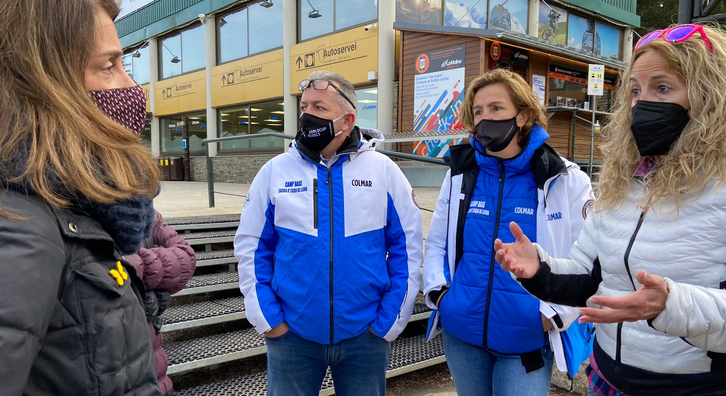 Consellera Budó a la Molina