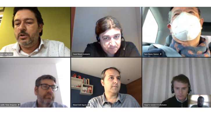 Imatge de la reunió.