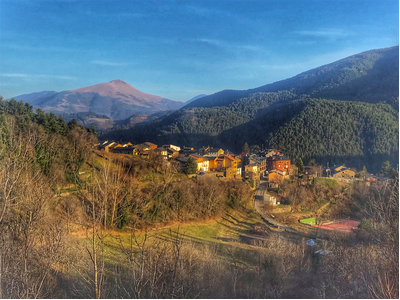 Vista de Planoles,un dels municipis del Ripollès que va guanyar població l'any 2019