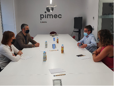 Bernat Solé visita Pimec Lleida