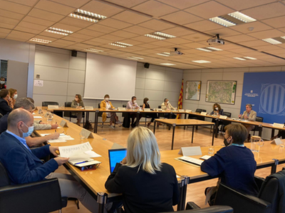 Reunió del Consell de Direcció de l'Administració Territorial de la Generalitat a Barcelona 