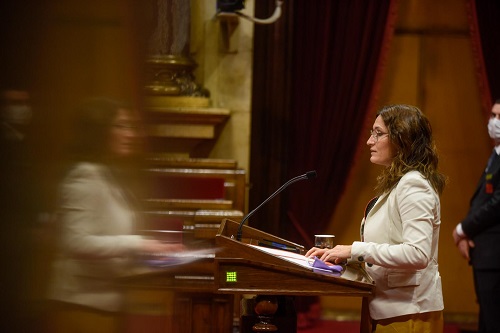 La consellera Vilagrà presenta el decret per retornar la paga del 2014 als empleats públics
