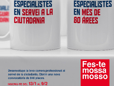 En marxa la nova convocatòria de 840 places de Mossos/es d'Esquadra de la Generalitat de Catalunya