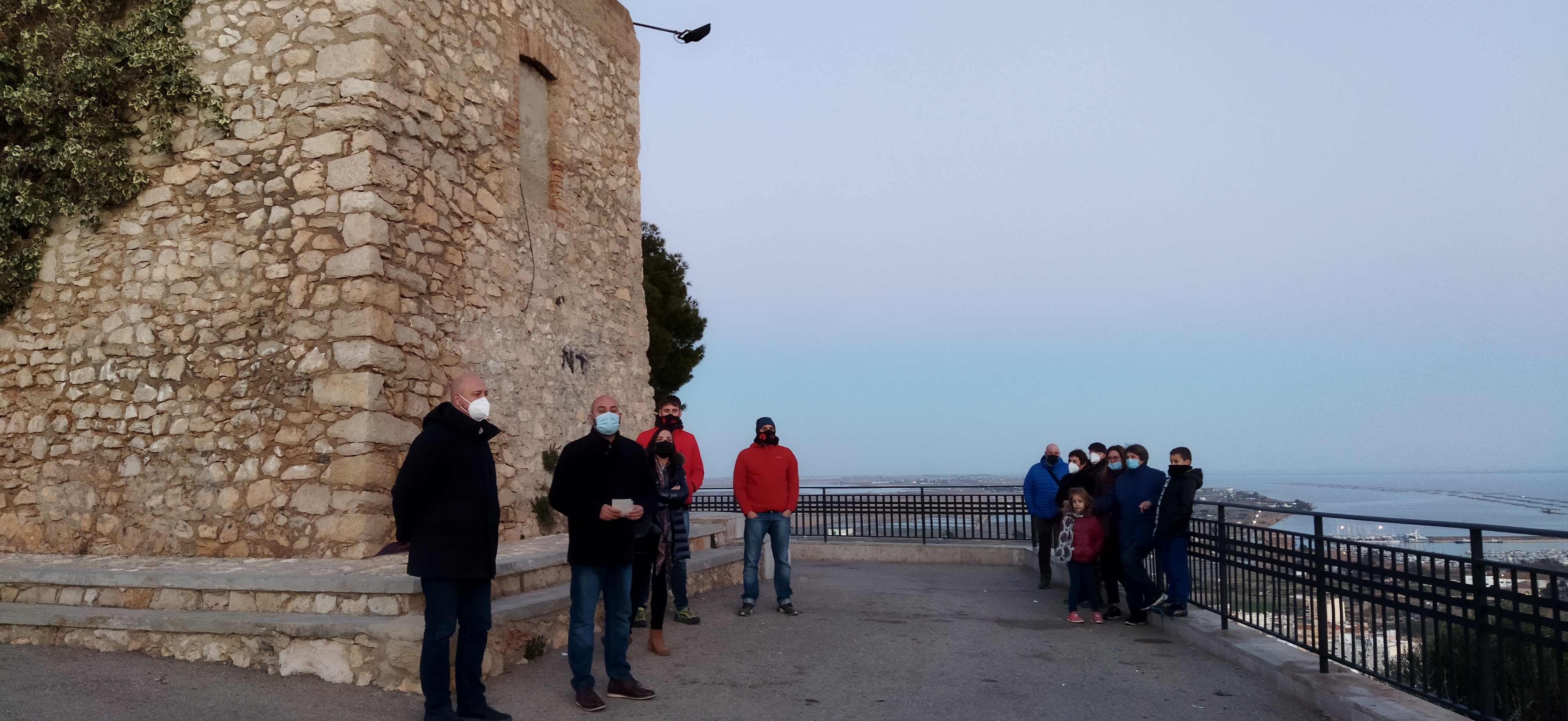 El delegat del Govern a les Terres de l'Ebre participa en l'Encesa de torres de la Mediterrània pels Drets humans