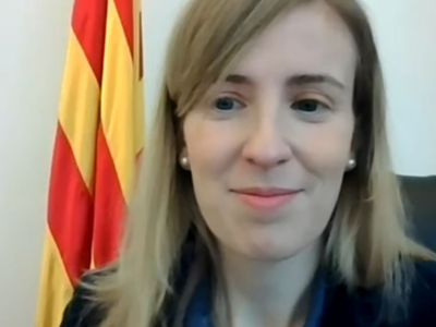 Victòria Alsina presenta el Pla d'acció OGP Catalunya