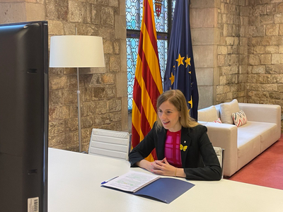 La consellera d'Acció Exterior i Govern Obert, Victòria Alsina, ha presidit l'acte de presentació de l'estudi sobre la participació catalana en els fons europeus competitius 