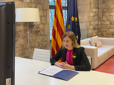 La consellera d'Acció Exterior i Govern Obert, Victòria Alsina, ha presidit l'acte de presentació de l'estudi sobre la participació catalana en els fons europeus competitius.