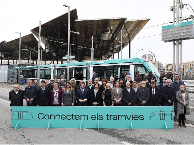 Acte inici obres connexió tramvies
