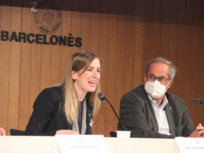 La consellera d'Acció Exterior i Govern Obert clou la conferència inaugural del cicle 'Catalunya i la Societat de Nacions'