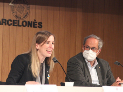 La consellera d'Acció Exterior i Govern Obert clou la conferència inaugural del cicle 'Catalunya i la Societat de Nacions'  