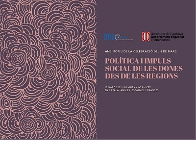Portada Jornada 'Política i impuls social de les dones des de les regions