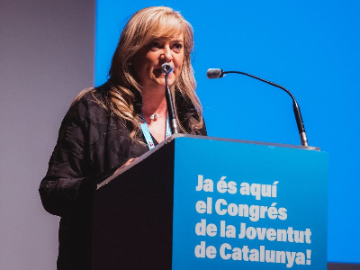 La consellera durant la inauguració del Congrés