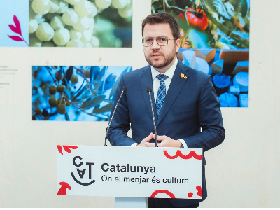 El cap de l'Executiu ha inaugurat l'estand de Catalunya (Fotografies: Arnau Carbonell)