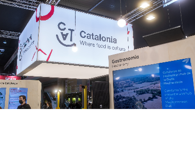 El Catalonia HUB, l'estand de la Generalitat a l'Alimentària 2022