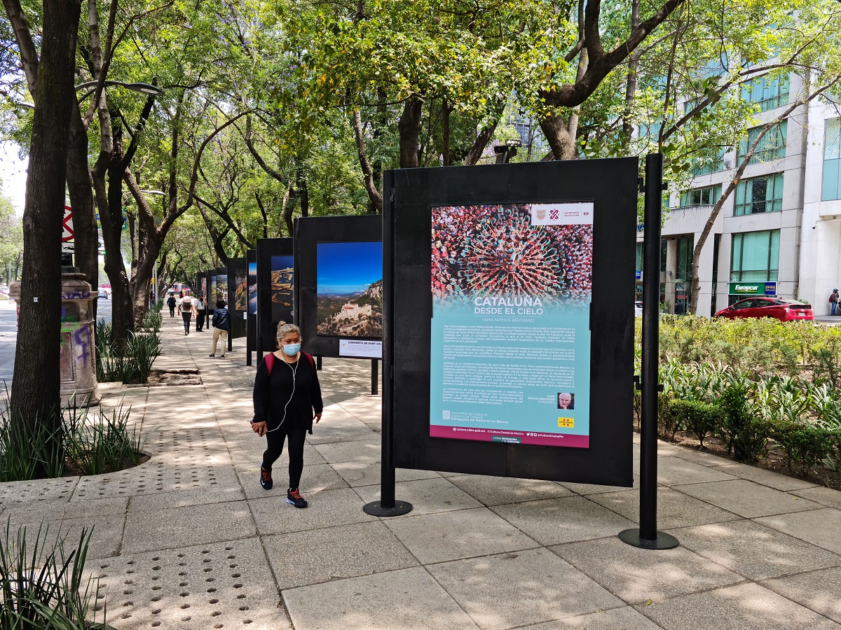 Més de 500.000 persones passen pel cèntric passeig de la Reforma de Ciutat de Mèxic, on s'ha instal·lat l'exposició 