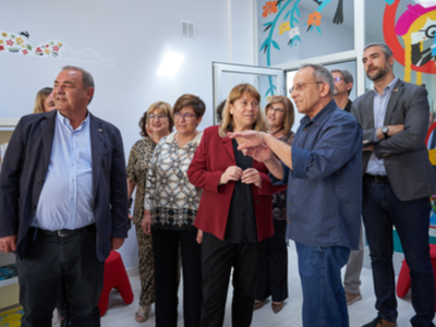 La consellera Garriga ha inaugurat la nova biblioteca de Bellcaire d'Urgell