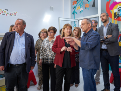 La consellera Garriga ha inaugurat la nova biblioteca de Bellcaire d'Urgell